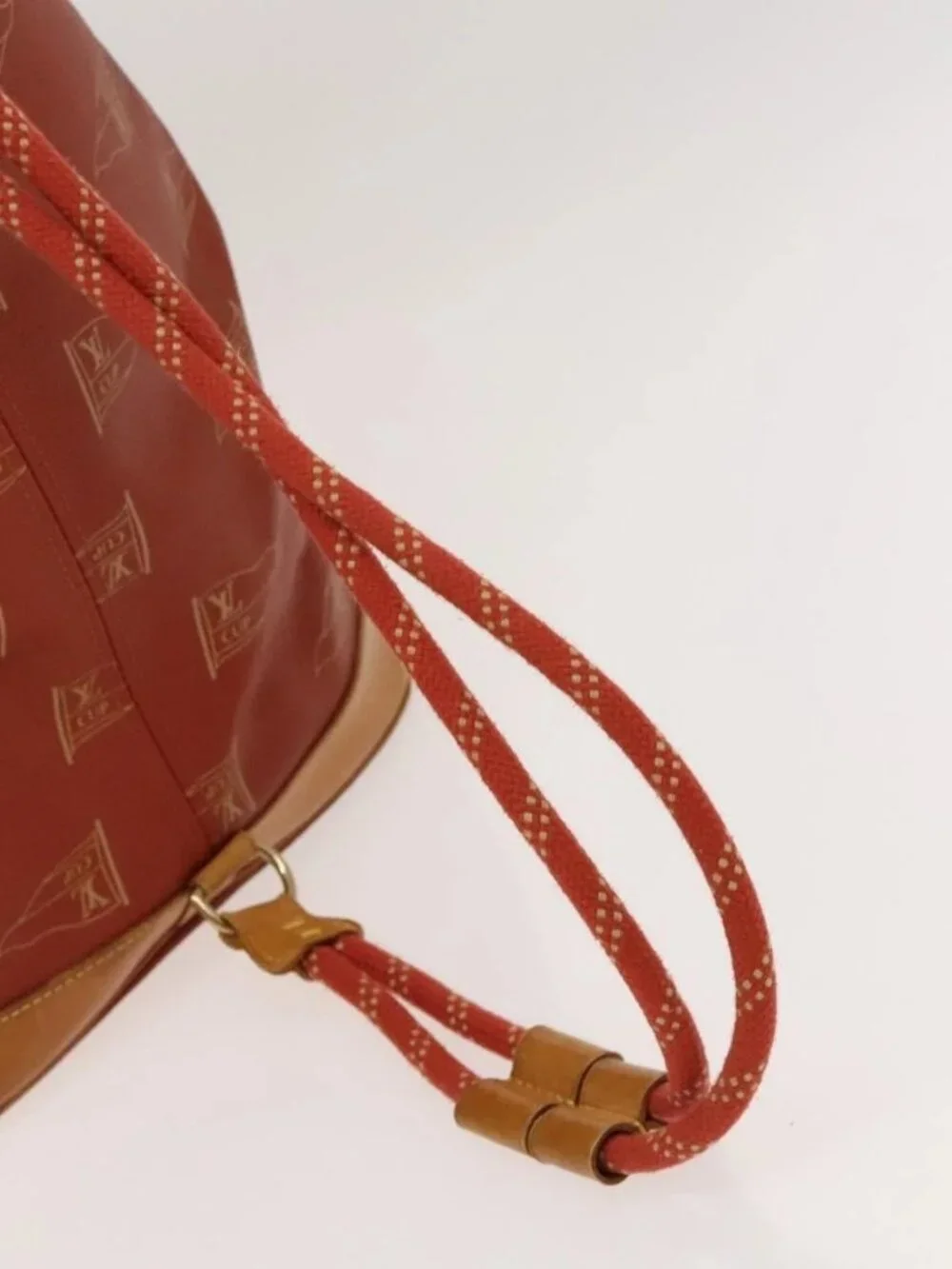 LOUIS VUITTON LV Cup Saint Tropez Shoulder Bag Red M80026 LV Auth ep8882 - Picture 8 of 16